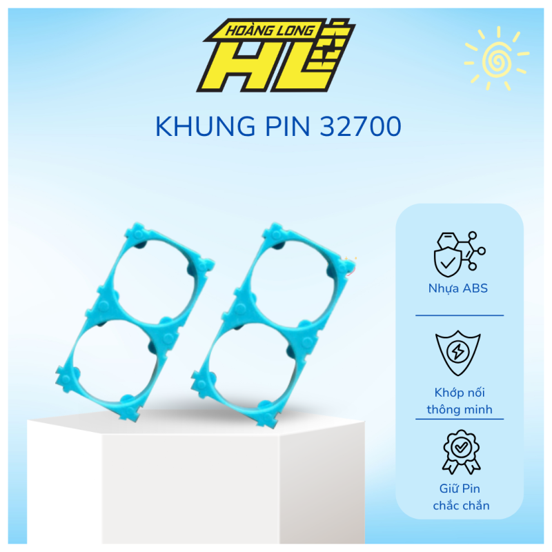 Khung Pin 32700  1×2 Chống Vênh kẽm Mới nhất thị trường