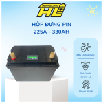 Hộp Đựng Pin 225A - 330Ah   ABS Chống Nước  (50*27*22)   – Chưa Kèm Đồng Hồ