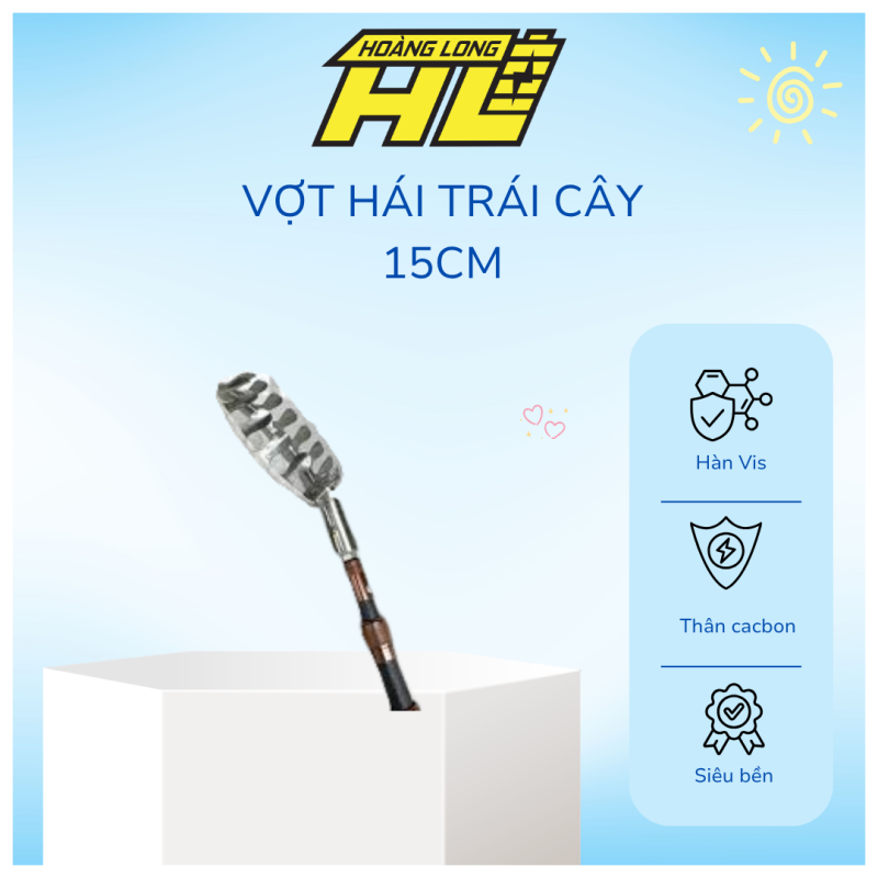 Vợt Hái Trái Cây 15cm: Đối Tác Đáng Tin Cậy Trong Việc Thu Hoạch Trái Cây