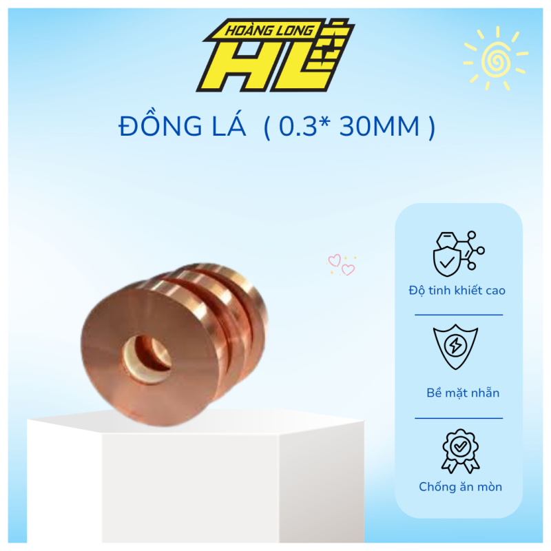 Đồng lá  ( 0.3* 30MM )