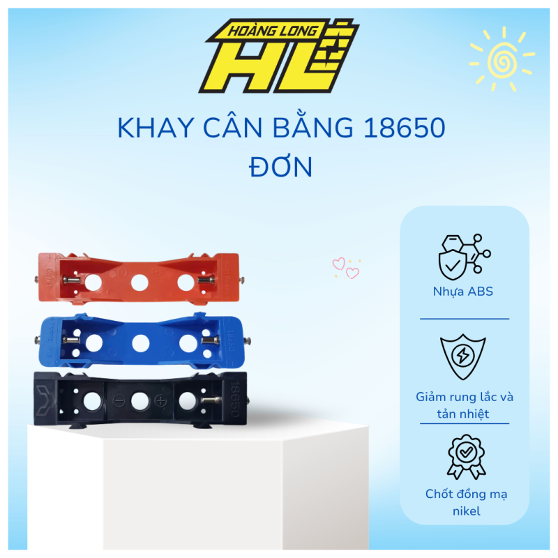 Khay đơn cân bằng pin 18650
