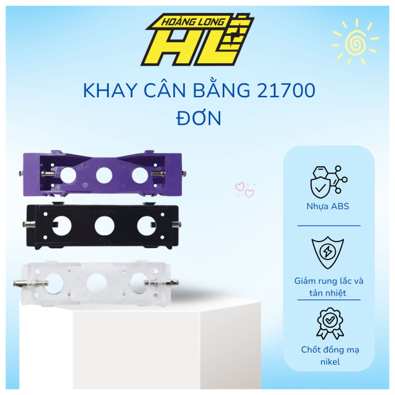 Khay cân bằng pin 21700 (1 cell)