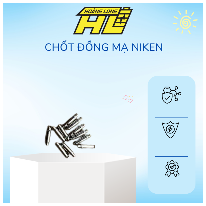 Chốt đồng Mạ Niken Cho Cân Bằng Pin Loại vip   ( Mẫu Mới )