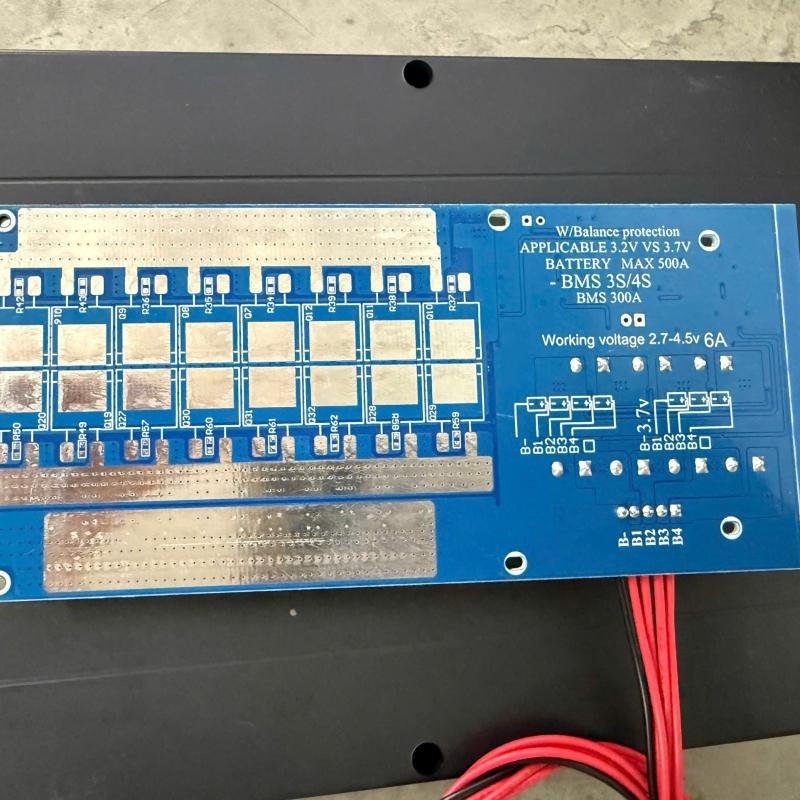 Mạch BMS 4s tích hợp 16fet lớn và Cân Bằng 5.5A (Có Tản Nhôm)