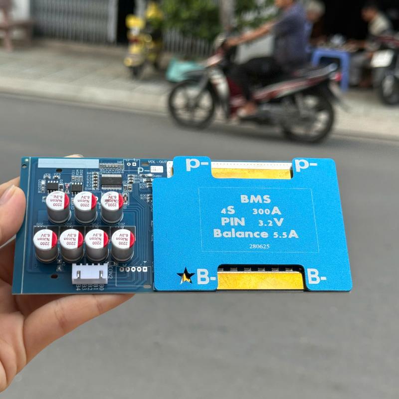 Mạch BMS 300A 4S THCB Chủ Động 6A Bản Fet 8 Chân