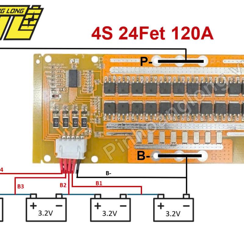 Mạch Vàng BMS 120a (20fet - 24fet)