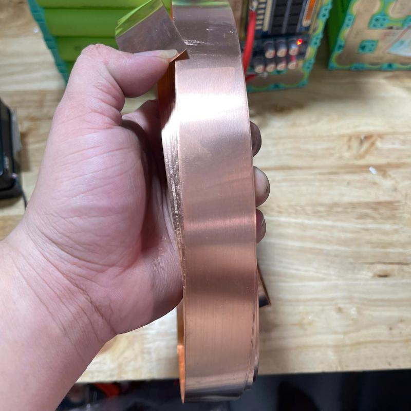 Đồng Lá 0.3*3Cm chuyên làm liên kết các khối xe điện..